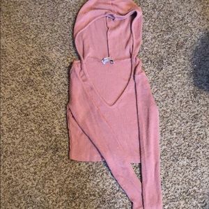 Fashion Nova Wanderlust Hoodie - Rose